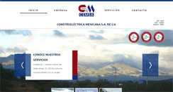 Desktop Screenshot of construelectrica.com